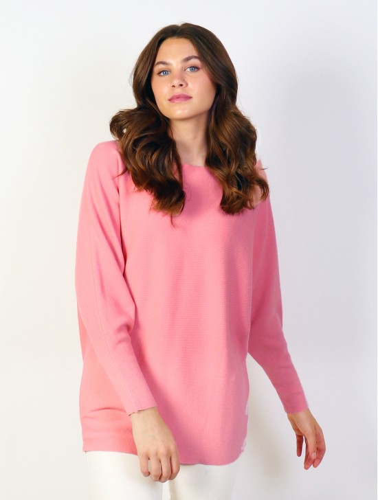 Long Bat Sleeves Pullover Loose Top